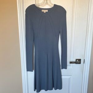 Michael Kors Long Sleeve Gray Dress